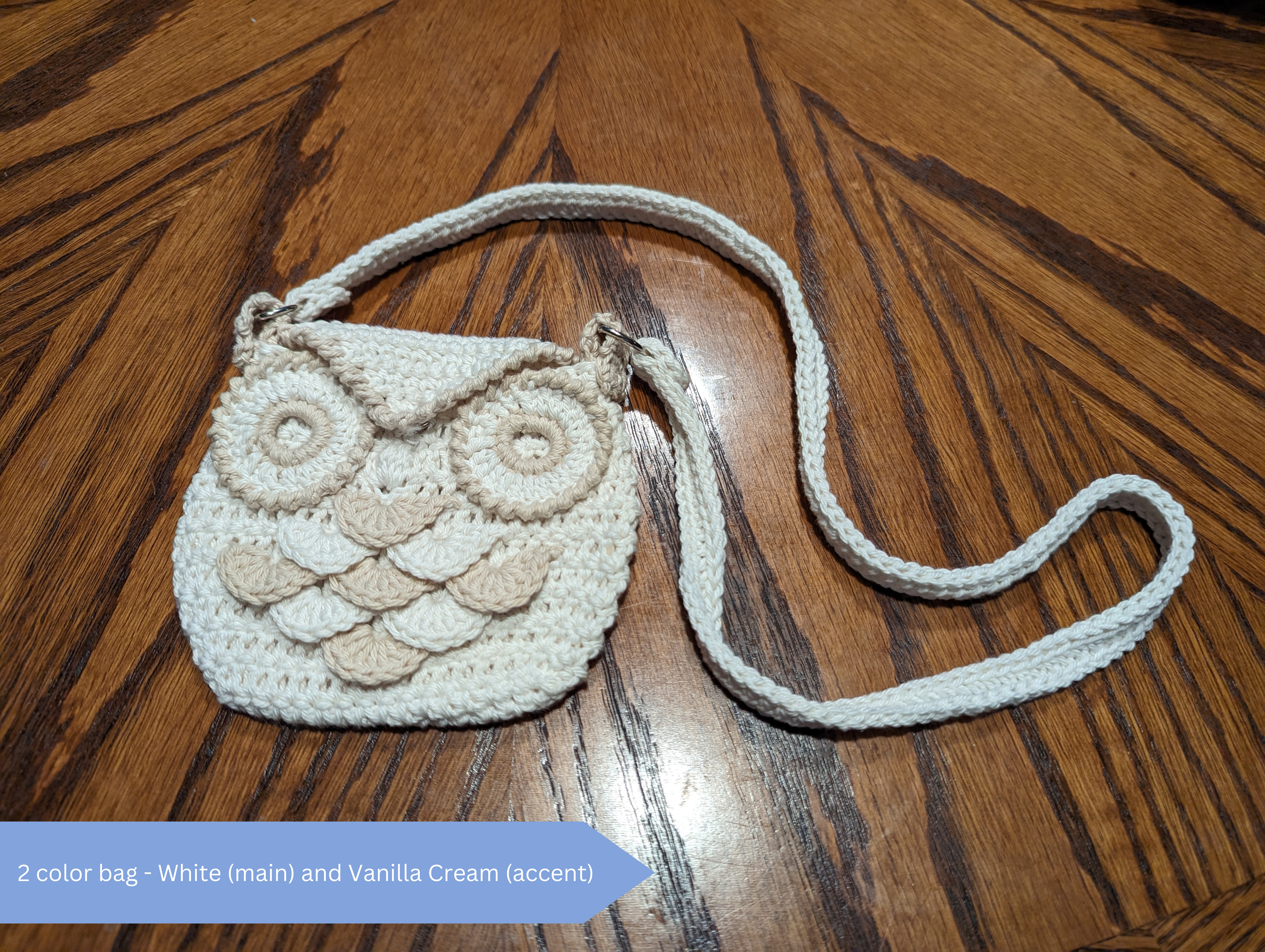 Crochet hot sale owl bag